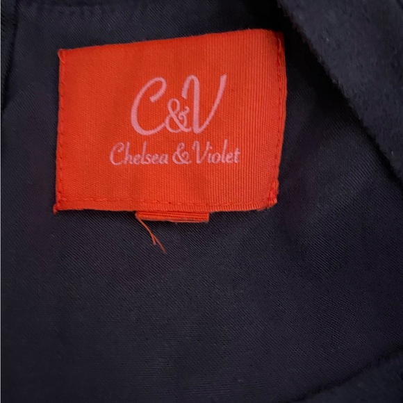 Navy Blue Cutout Dress - Picture 4 of 4